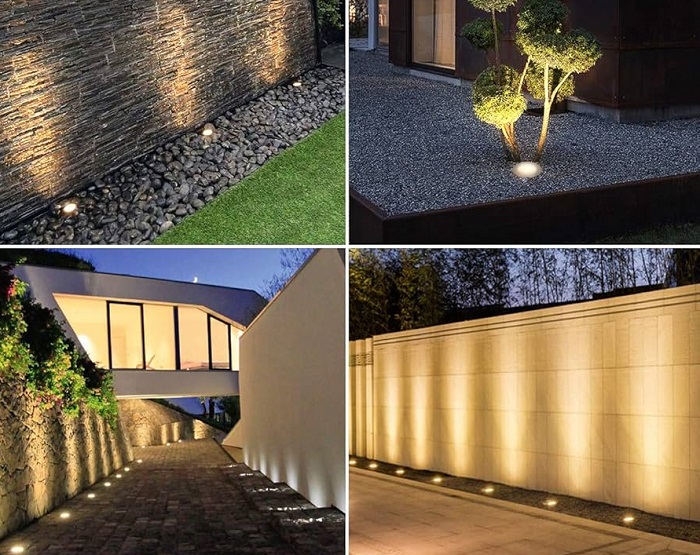 Indoor Design Ideas with Inground Spotlights