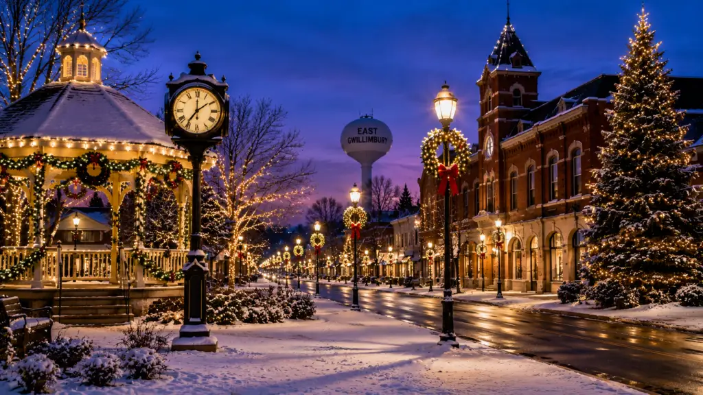 Christmas Light Installation in East Gwillimbury