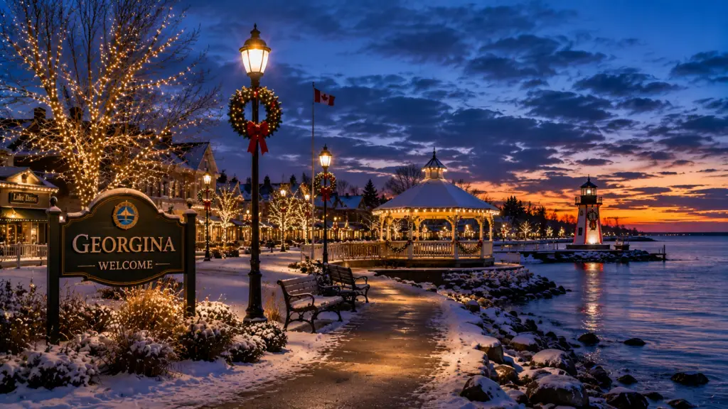 Christmas Light Installation in Georgina