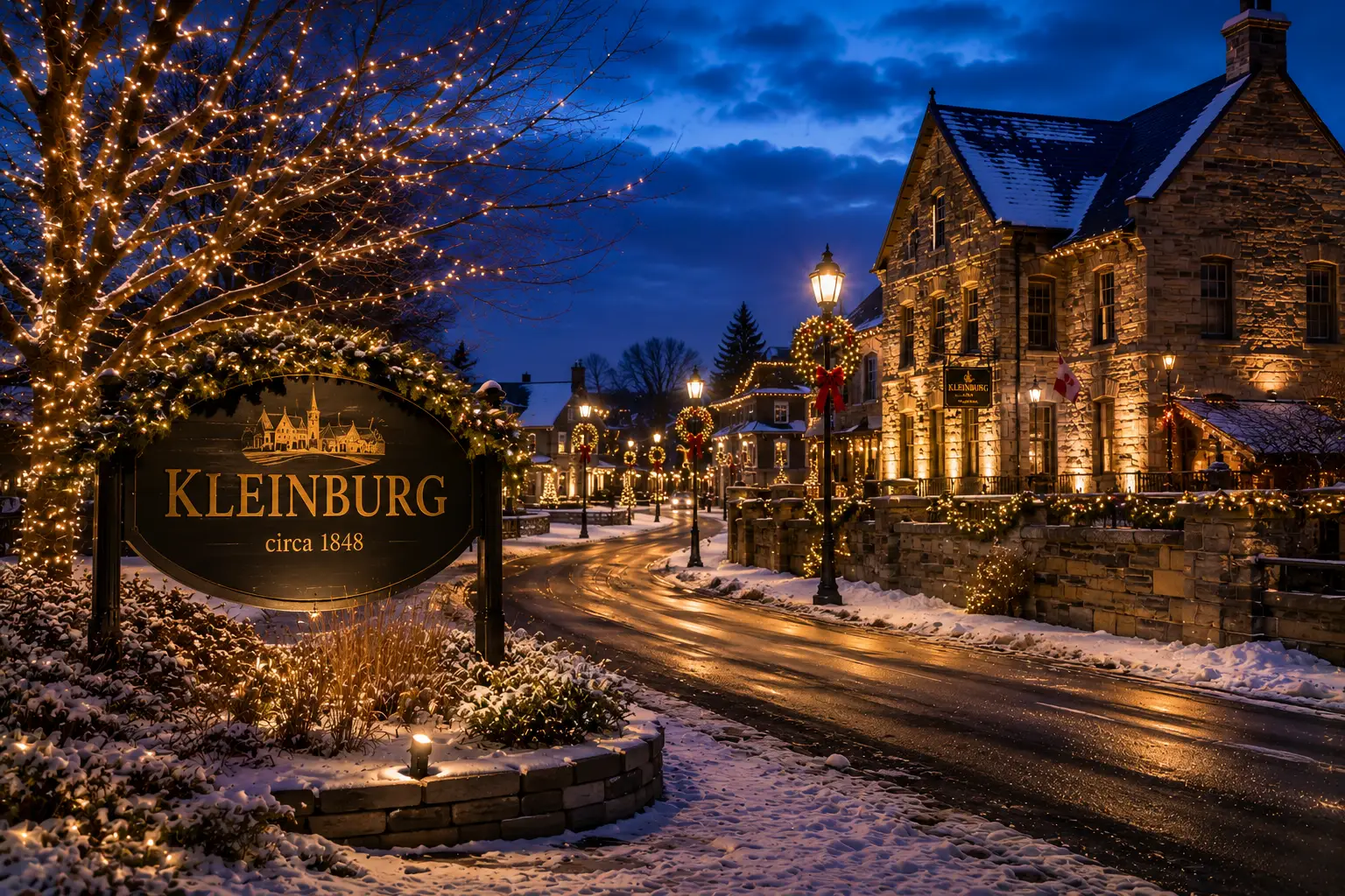 Christmas Light Installation in Pickering