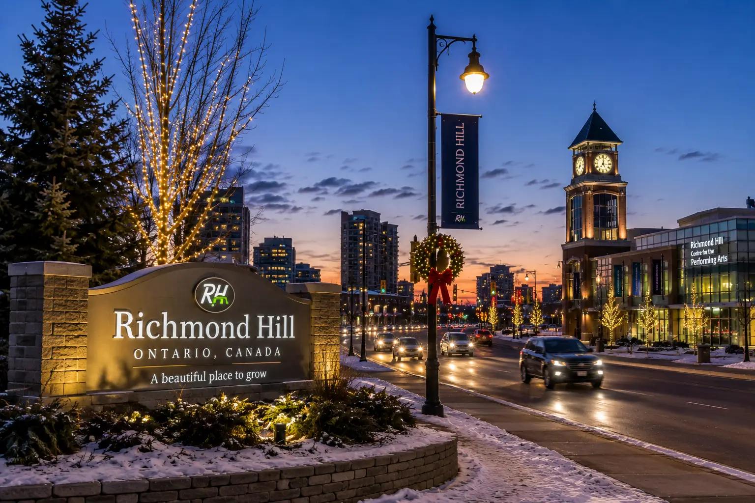 Christmas Light Installation in Richmond Hill
