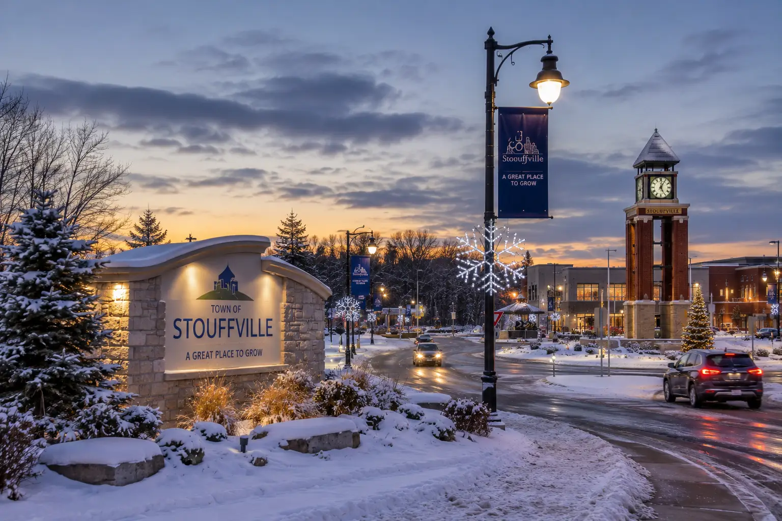 Christmas Light Installation in Stouffville