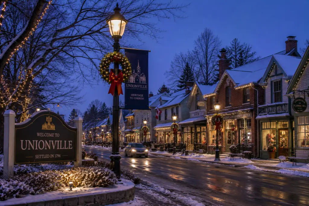 Christmas Light Installation in Unionville