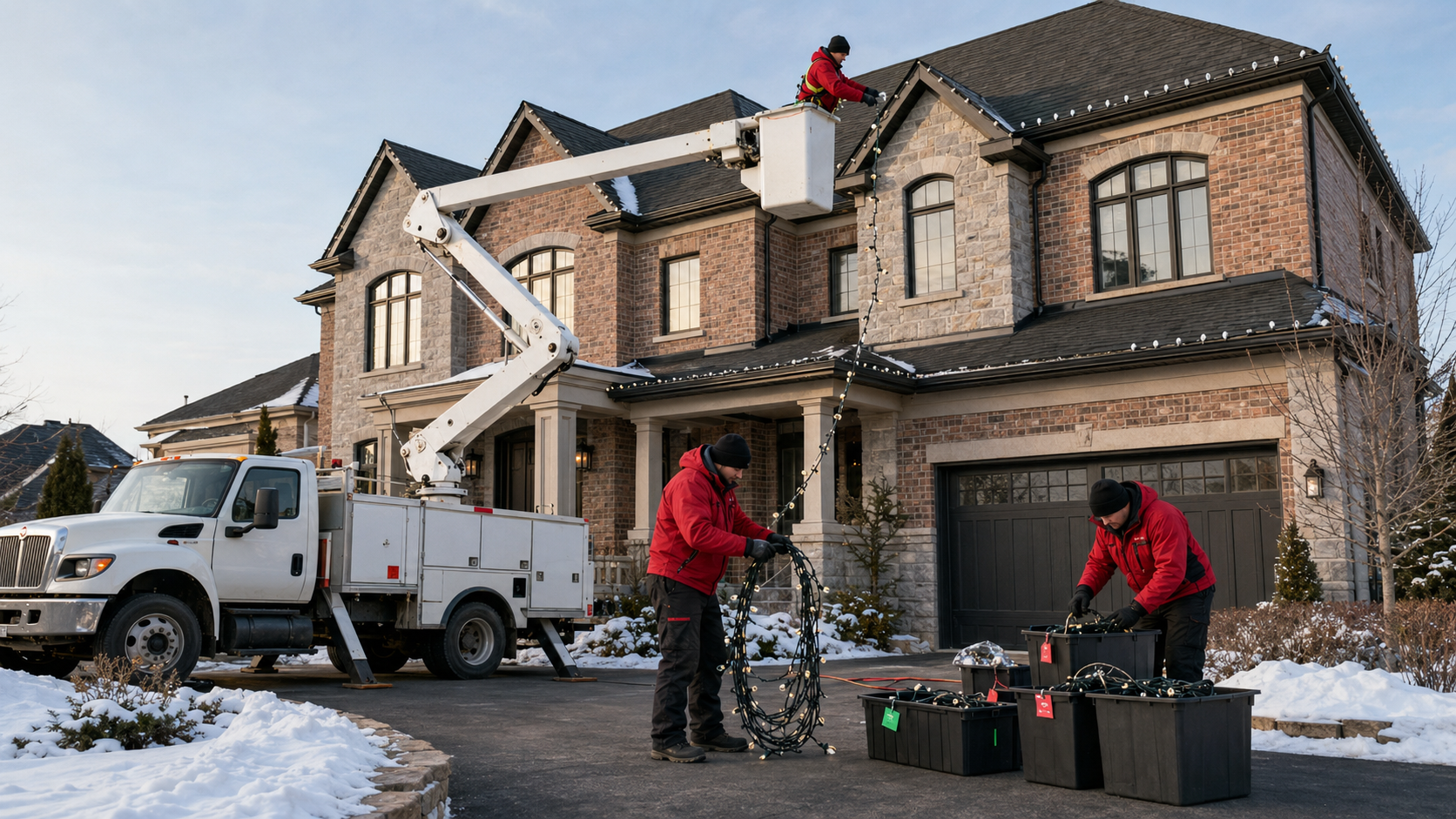 Christmas Lighting for Luxury Homes