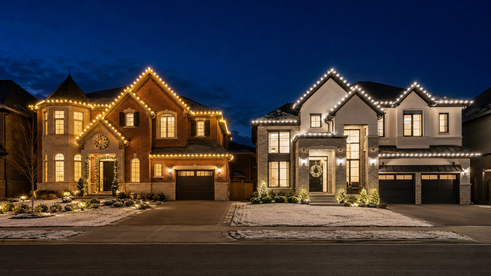 Warm White vs Pure White Christmas Lights